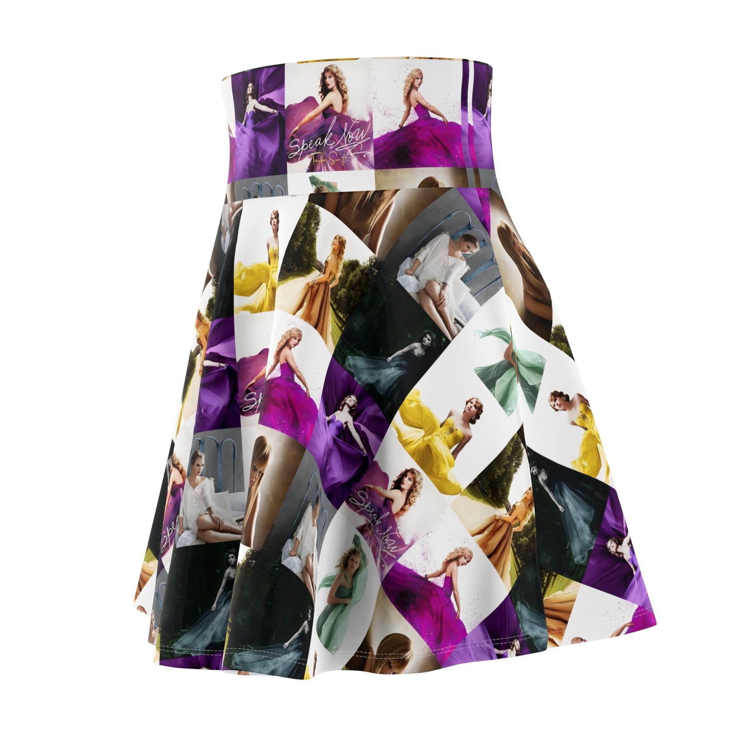 Taylor Swift Speak Now Mosaic Women's Skater Skirt