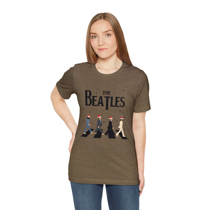 The Beatles Abbey Road Santas Unisex Jersey Short Sleeve Tee Shirt