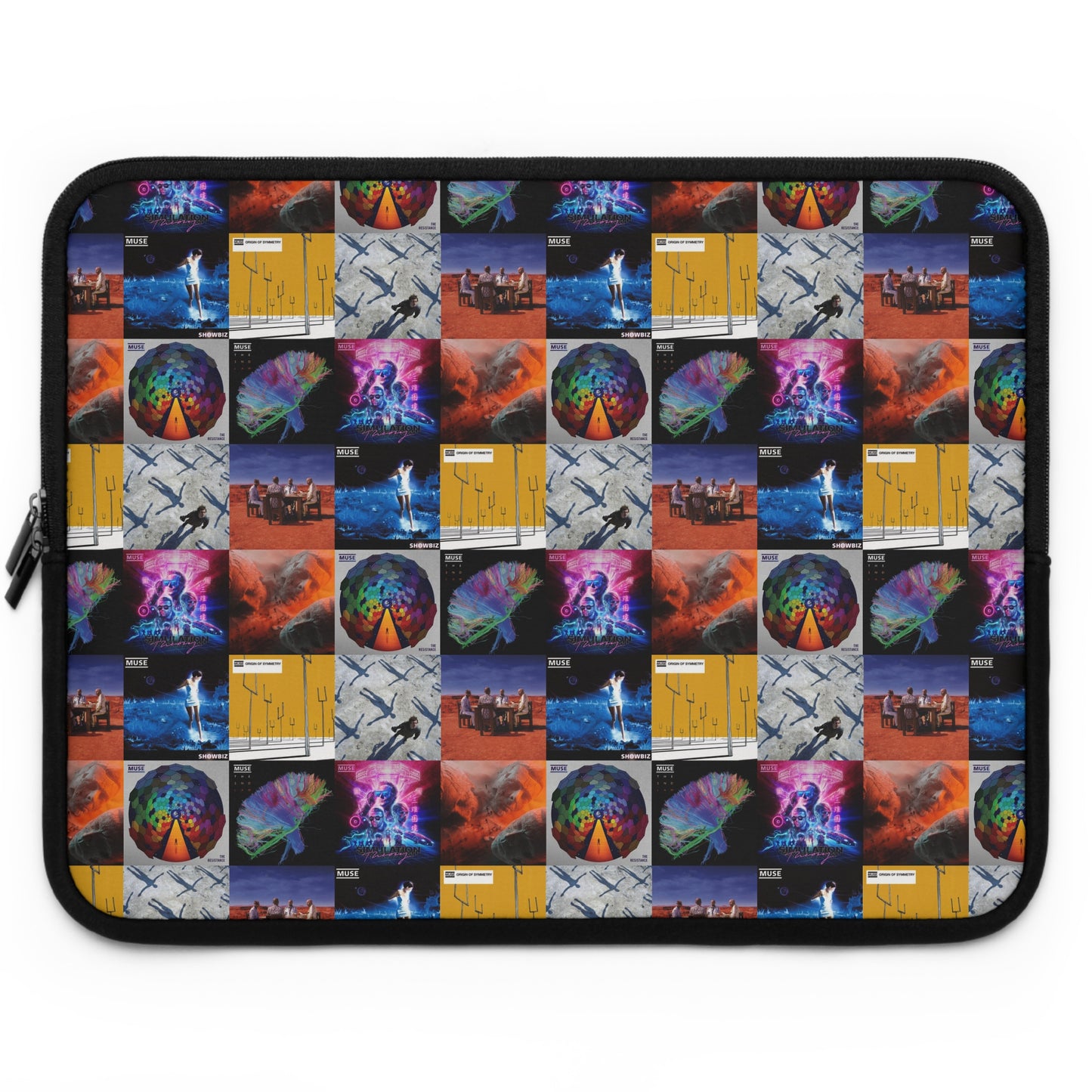 Muse Album Cover Collage Laptop Sleeve