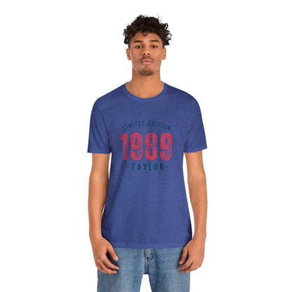 Taylor Swift 1989 Limited Edition Unisex Jersey Short Sleeve Tee Shirt