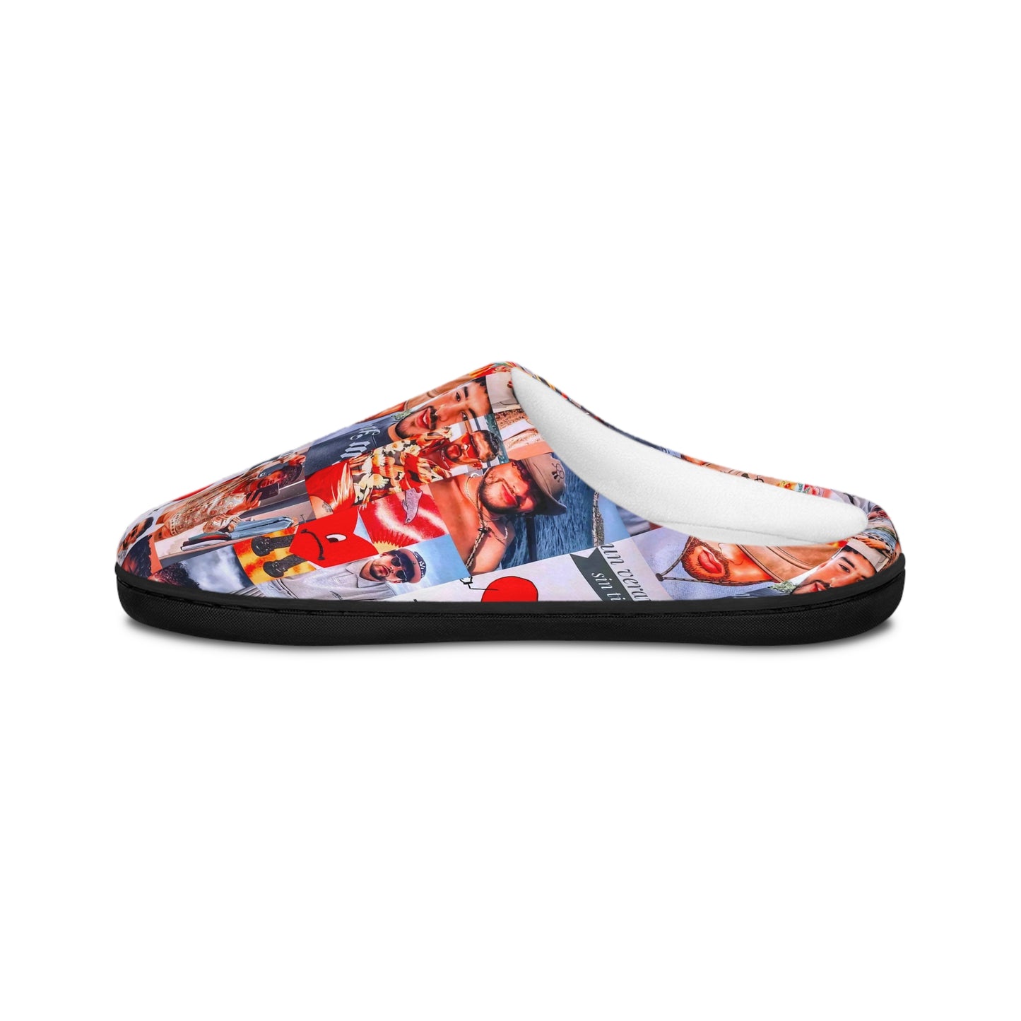 Bad Bunny Un Verano Sin Ti Photo Collage Men's Indoor Slippers