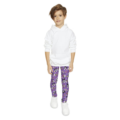 Kuromi Ice Cream Sundae Pattern Youth Full-Length Leggings