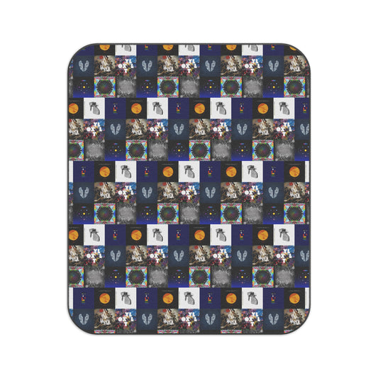 Colplay Album Cover Collage Picnic Blanket