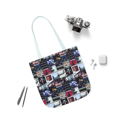 Eminem Album Art Cover Collage Polyester Canvas Tote Bag