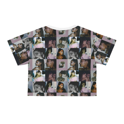 Ariana Grande Thank U Next Mosaic Crop Tee