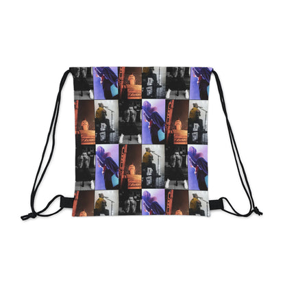 Post Malone On Tour Collage Outdoor Drawstring Bag