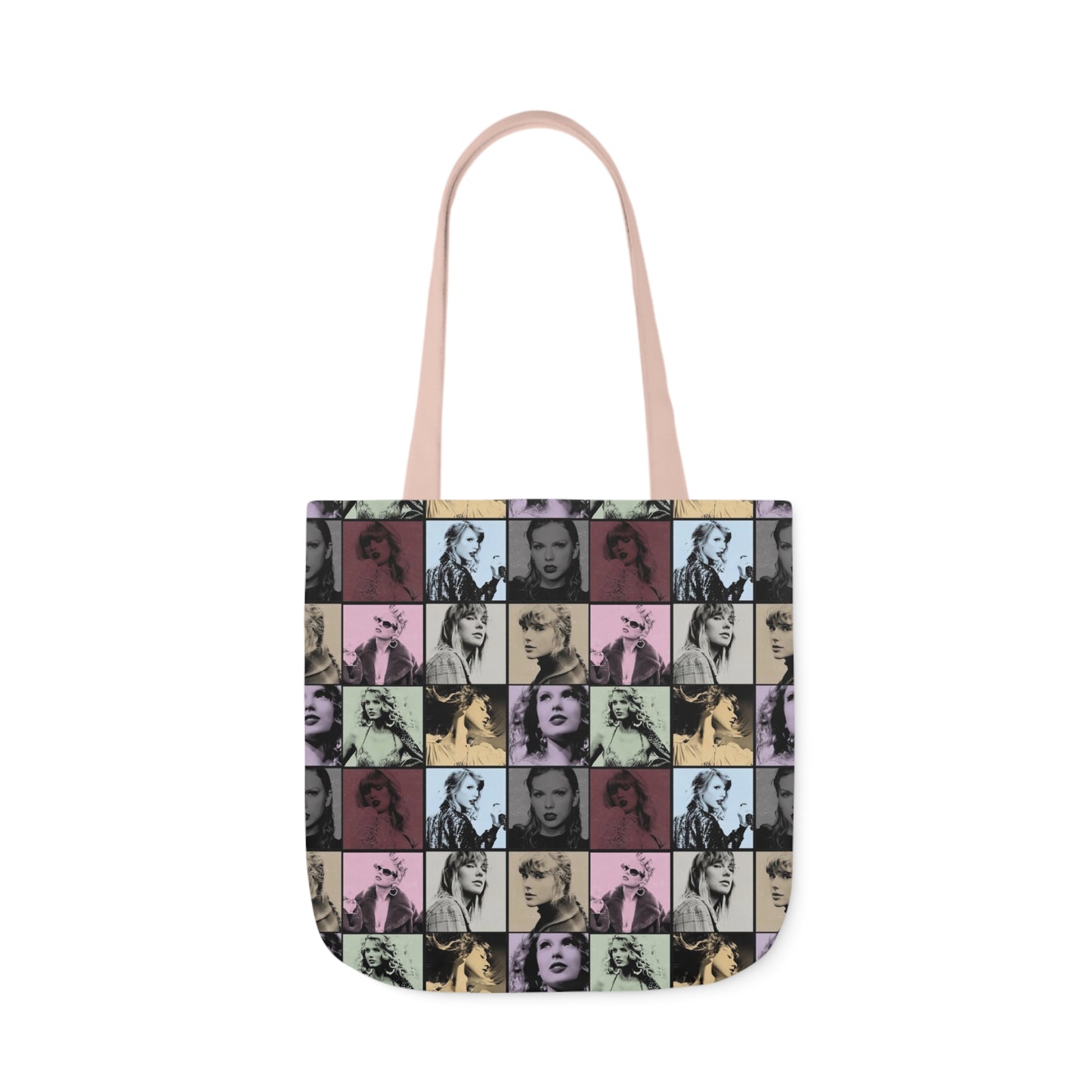 Taylor Swift Eras Collage Polyester Canvas Tote Bag