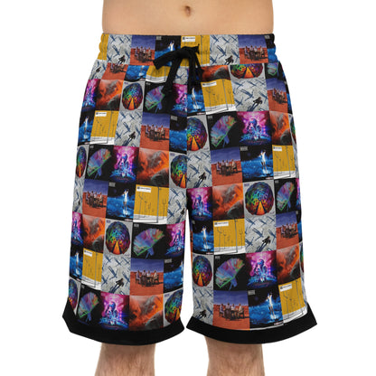 Muse Album Cover Collage Basketball Rib Shorts