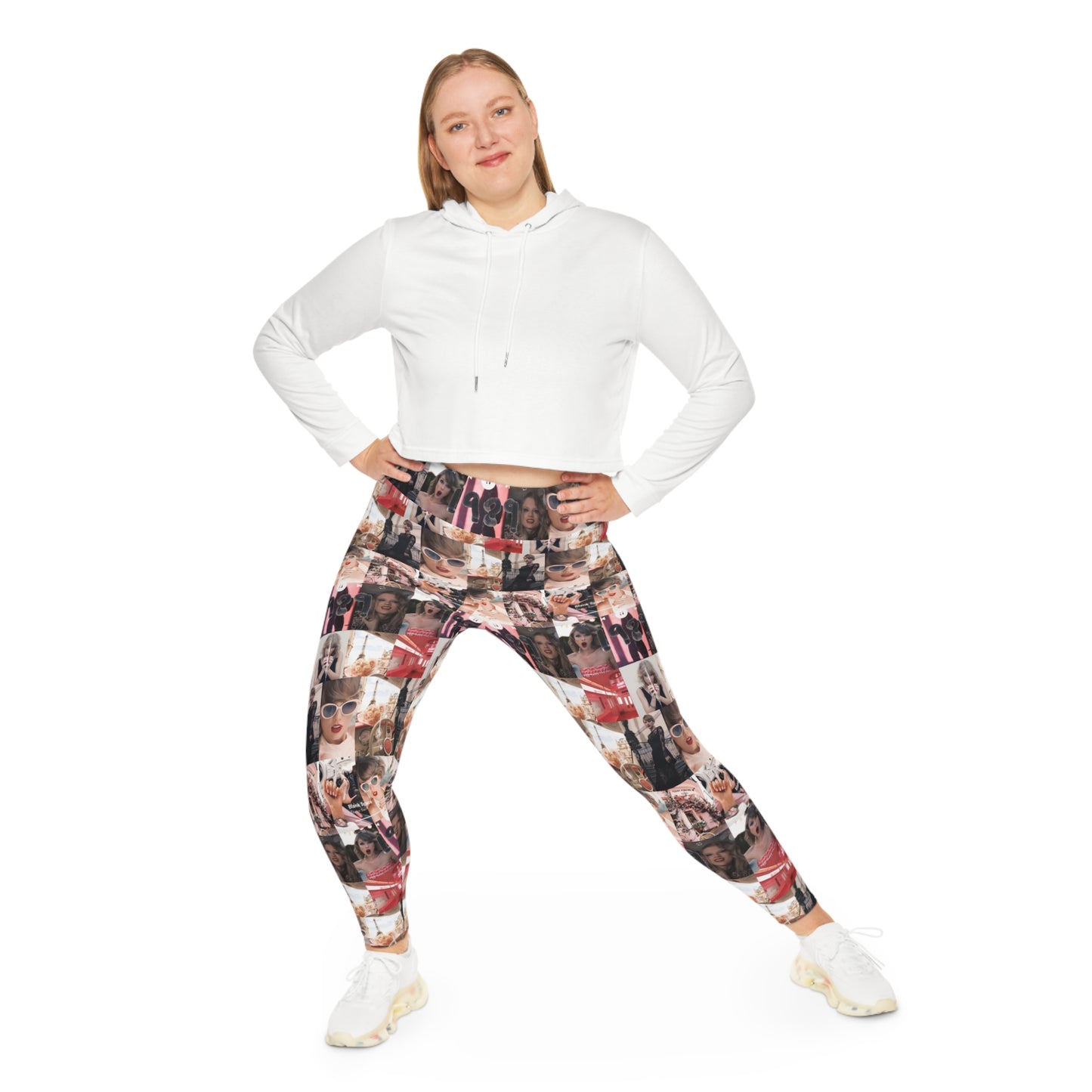 Taylor Swift 1989 Blank Space Collage Plus Size Leggings