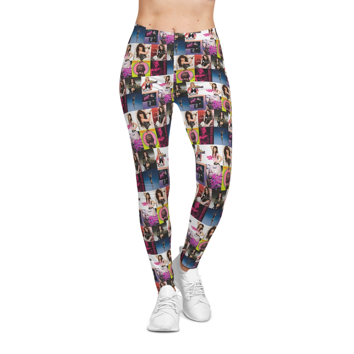 Miley Cyrus Album Cover Collage Women's Casual Leggings