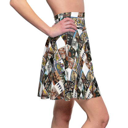 The Beatles Album Cover Collage Women's Skater Skirt