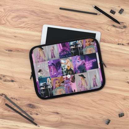 Ava Max Belladonna Photo Collage Laptop Sleeve