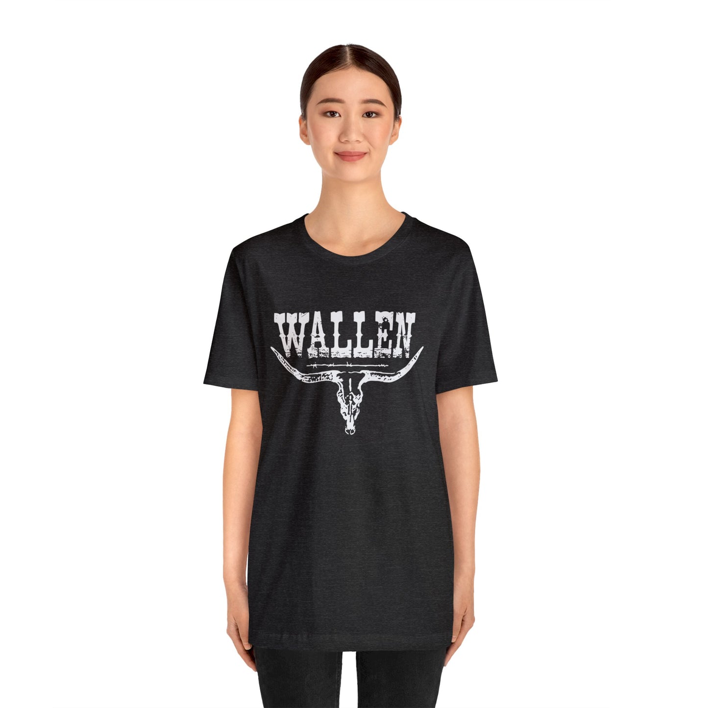 Morgan Wallen White Logo Unisex Jersey Short Sleeve Tee Shirt