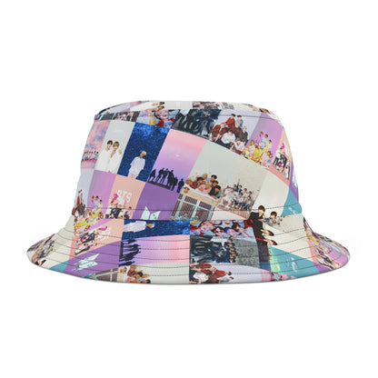 BTS Pastel Aesthetic Collage Bucket Hat