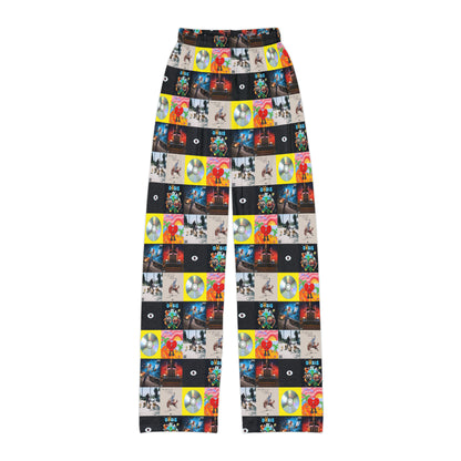 Bad Bunny Album Art Collage Kids Pajama Pants