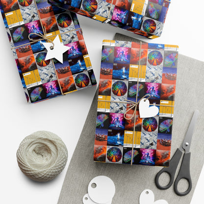 Muse Album Cover Collage Gift Wrap Paper