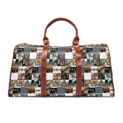 The Beatles Album Cover Collage Waterproof Travel Bag