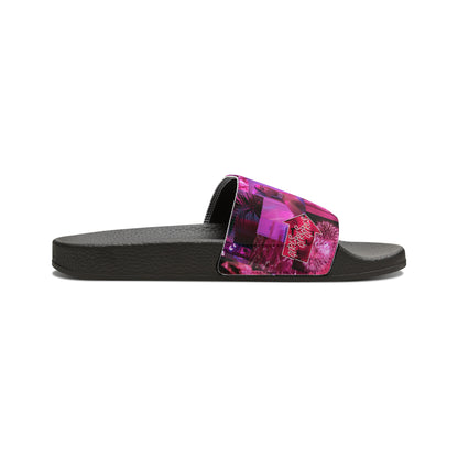 Ariana Grande 7 Rings Collage Youth Slide Sandals