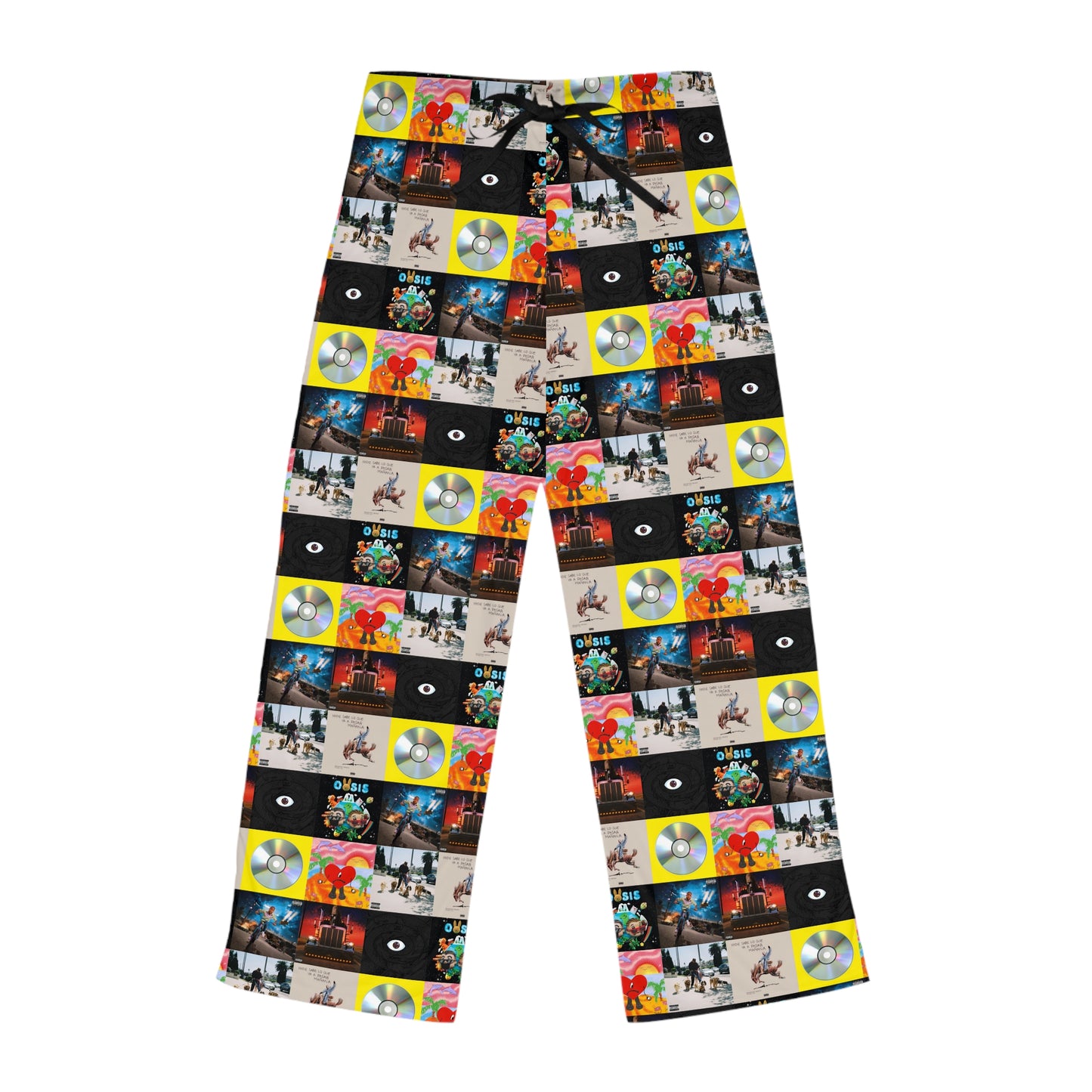 Bad Bunny Album Art Collage Women's Pajama Pants