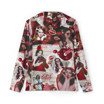 Lana Del Rey Cherry Coke Collage Men's Sports Warmup Hoodie