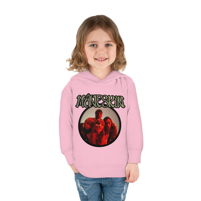 Måneskin Circular Group Photo Toddler Pullover Fleece Hoodie