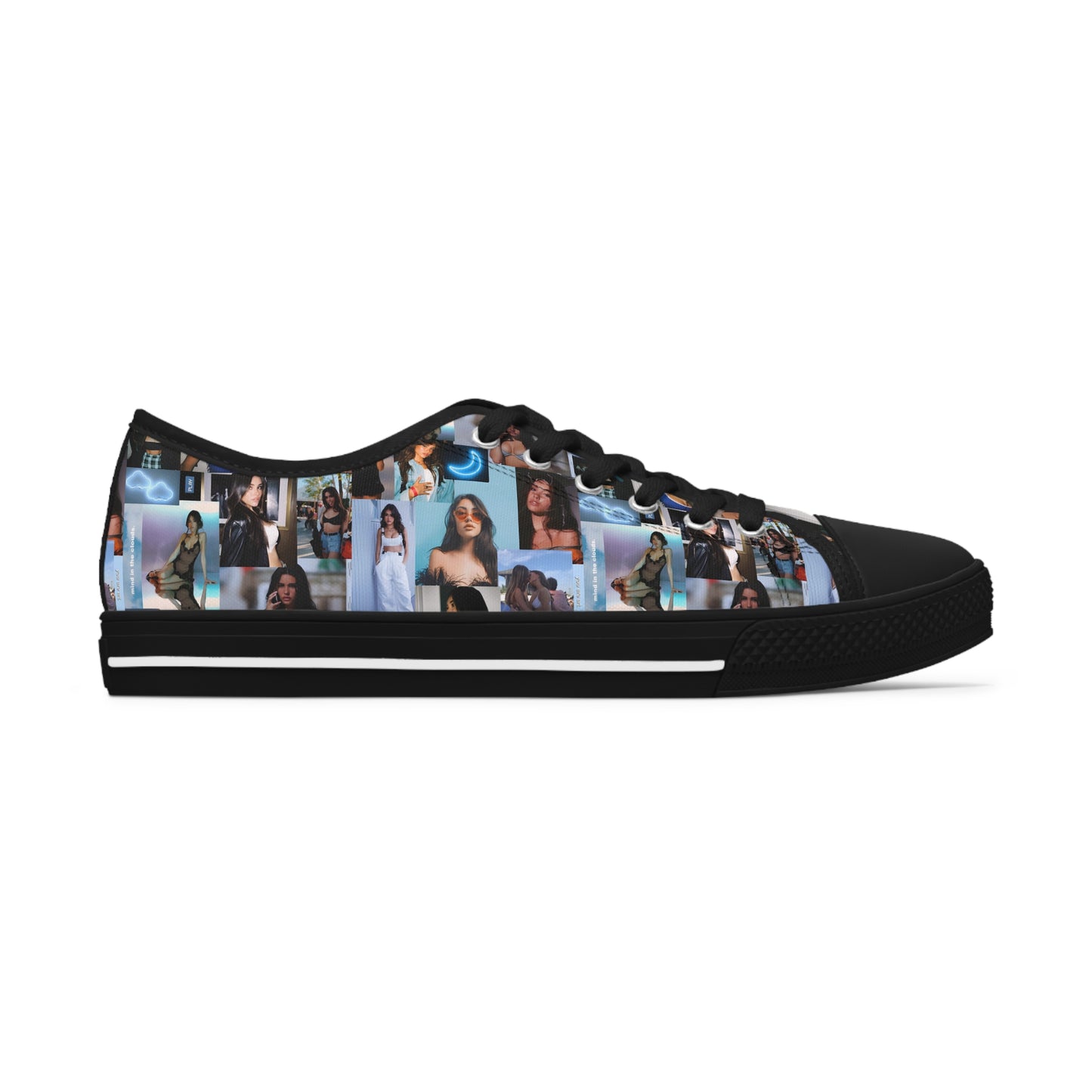 Madison Beer Mind In The Clouds Collage Women's Low Top Sneakers