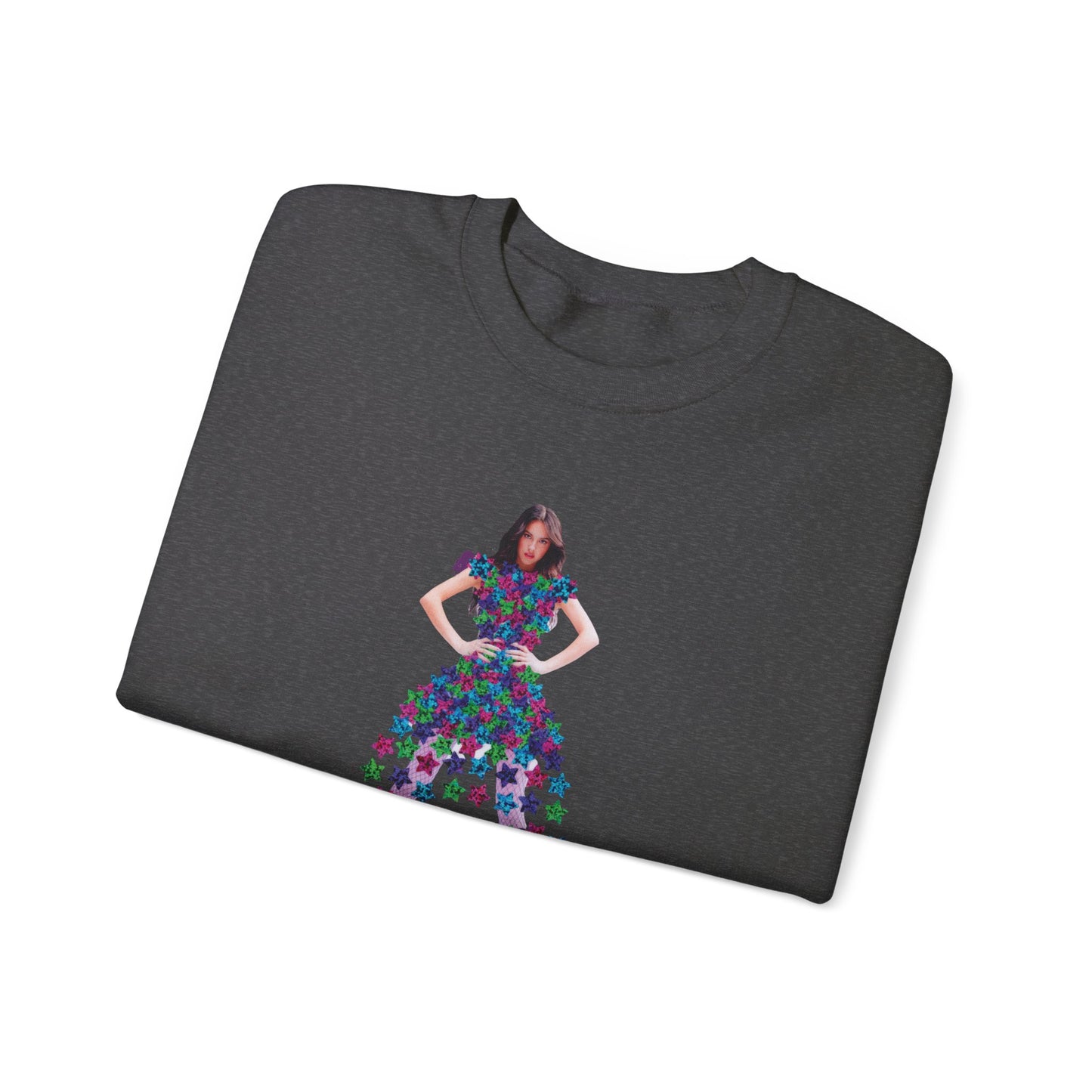 Olivia Rodrigo Hits Magazine Cover Unisex Heavy Blend Crewneck Sweatshirt