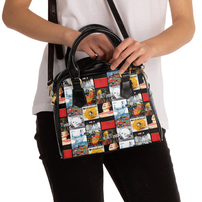 Radiohead Album Cover Collage Shoulder Handbag