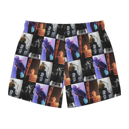 Post Malone On Tour Collage Men's Swim Trunks