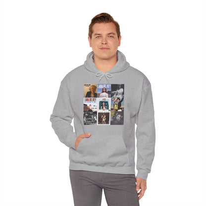 Lana Del Rey Album Cover Collage Unisex Heavy Blend Hooded Sweatshirt