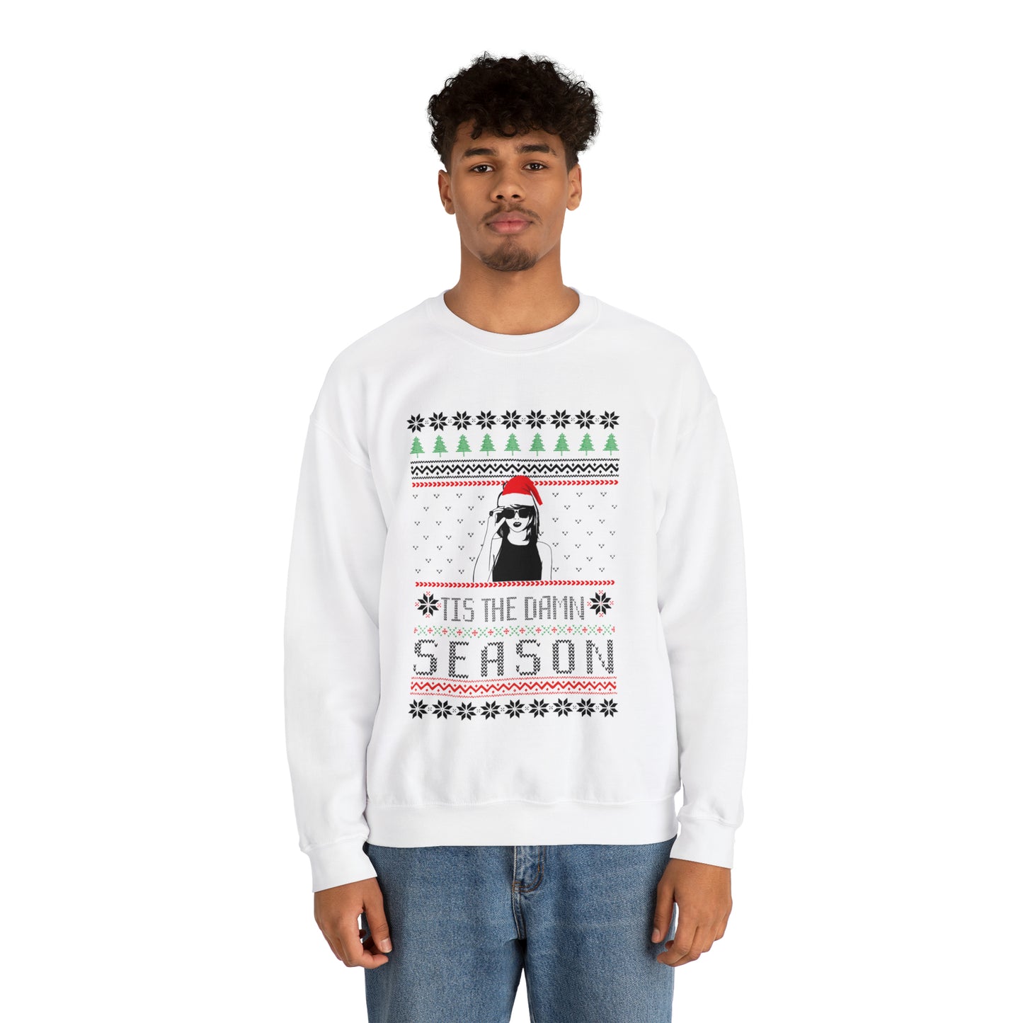 Taylor Swift 'Tis The Damn Season Unisex Heavy Blend Crewneck Sweatshirt