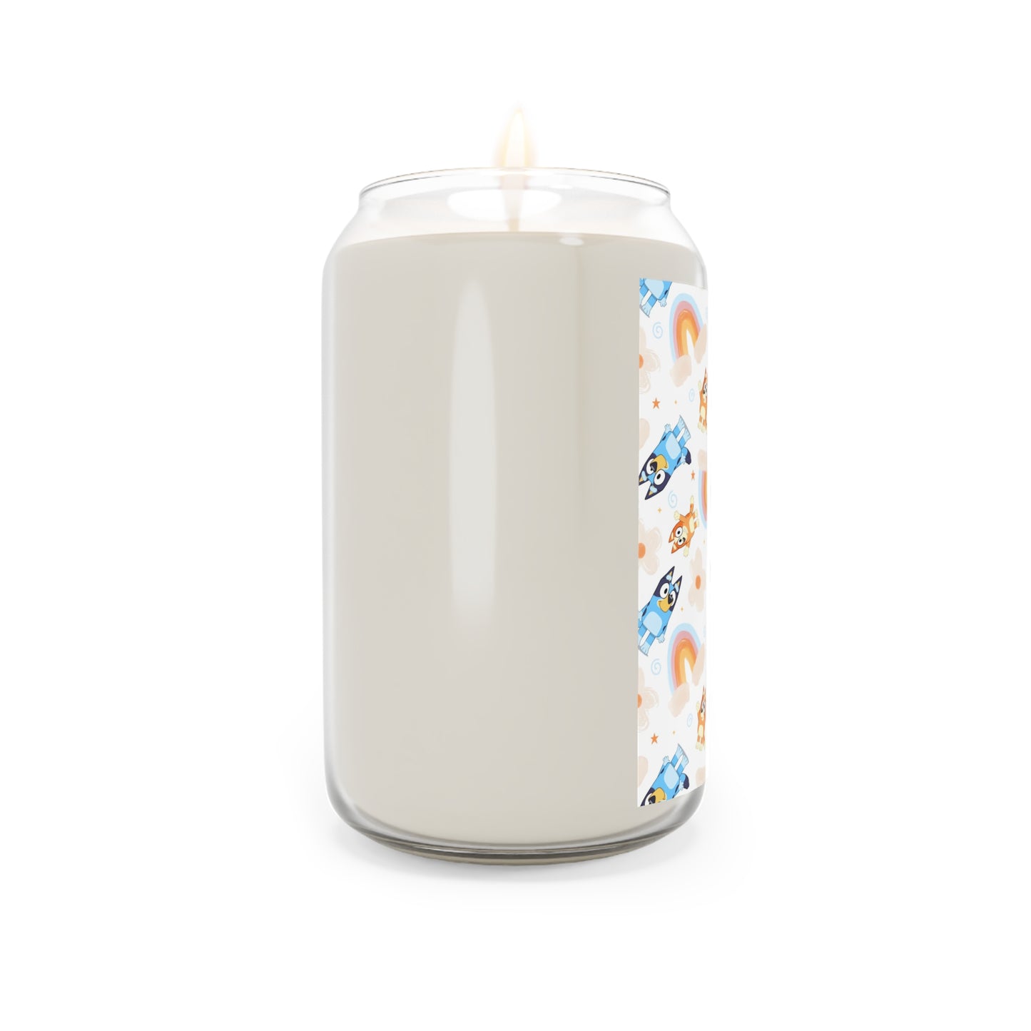 Bluey Rainbows & Flowers Pattern Scented Candle