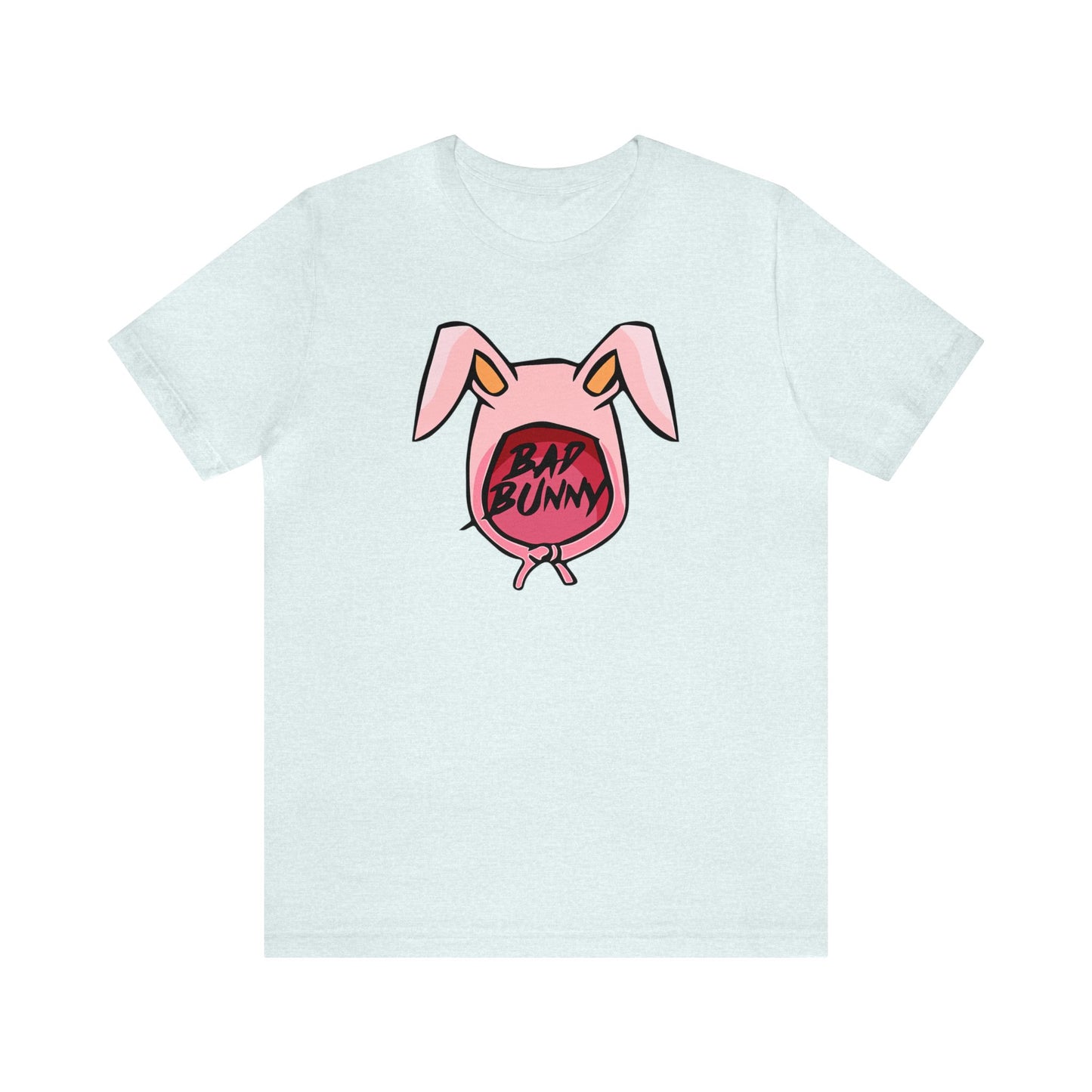 Bad Bunny Hoodie Logo Unisex Jersey Short Sleeve Tee Shirt