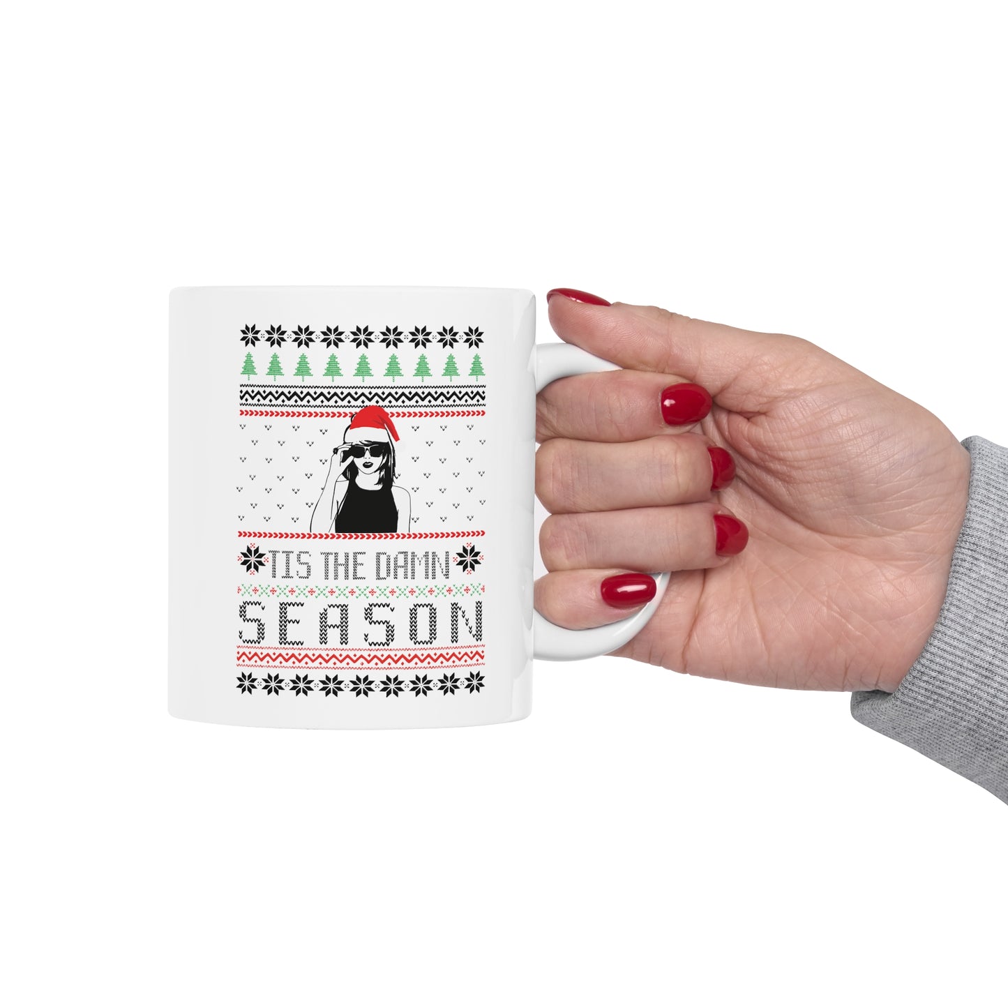 Taylor Swift 'Tis The Damn Season White Ceramic Mug