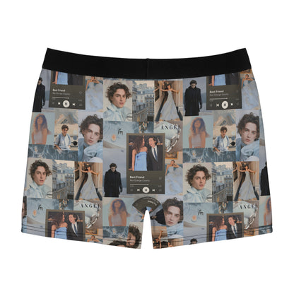 Timothee Chalamet And Zendaya Best Friend Collage Men's Boxer Briefs