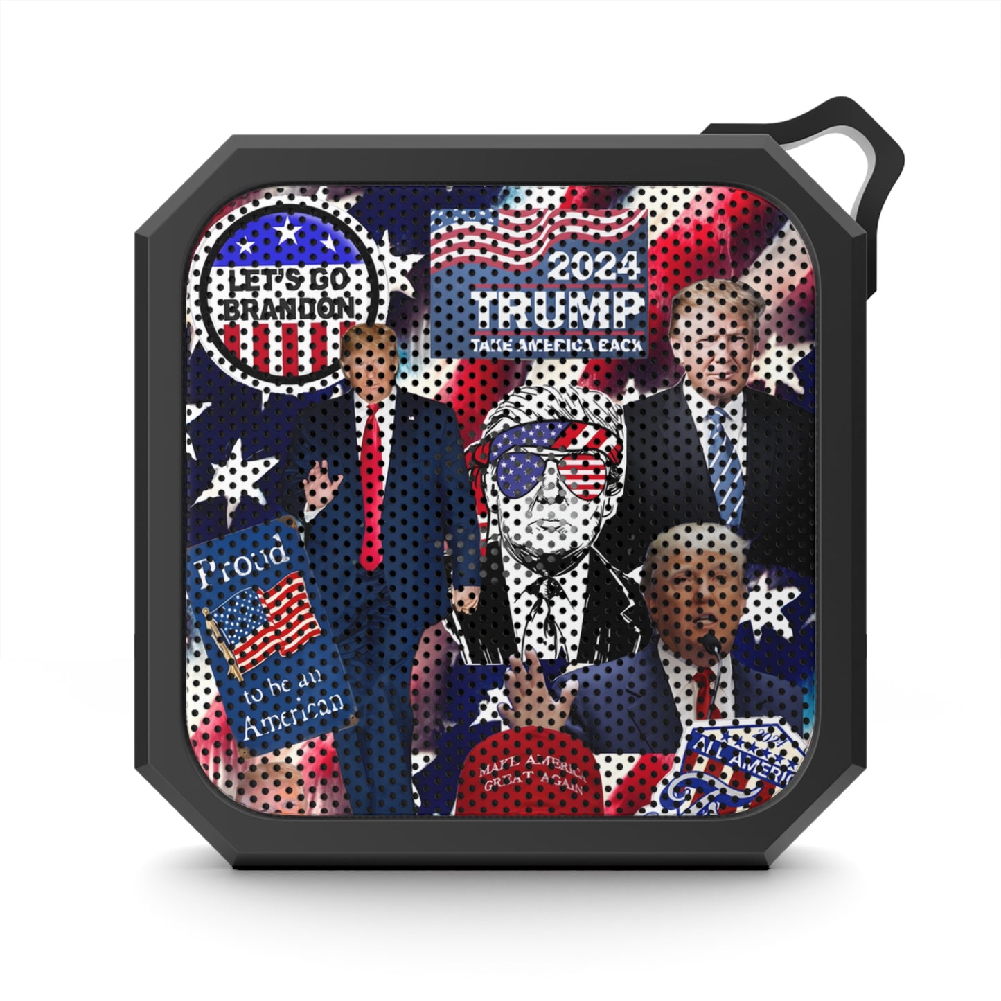 Donald Trump 2024 MAGA Montage Blackwater Outdoor Bluetooth Speaker