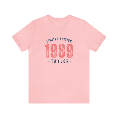 Taylor Swift 1989 Limited Edition Unisex Jersey Short Sleeve Tee Shirt