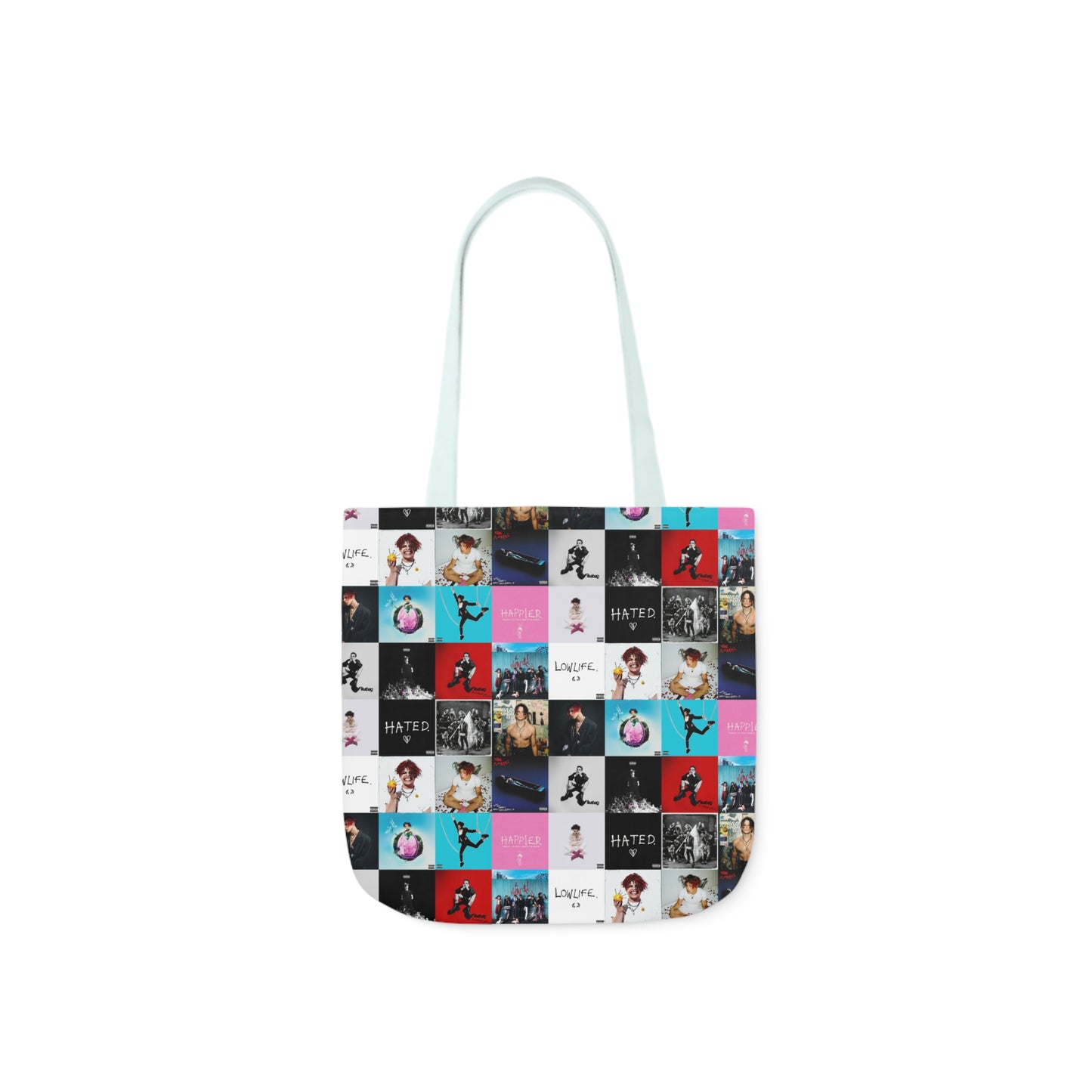 YUNGBLUD Album Cover Art Collage Polyester Canvas Tote Bag