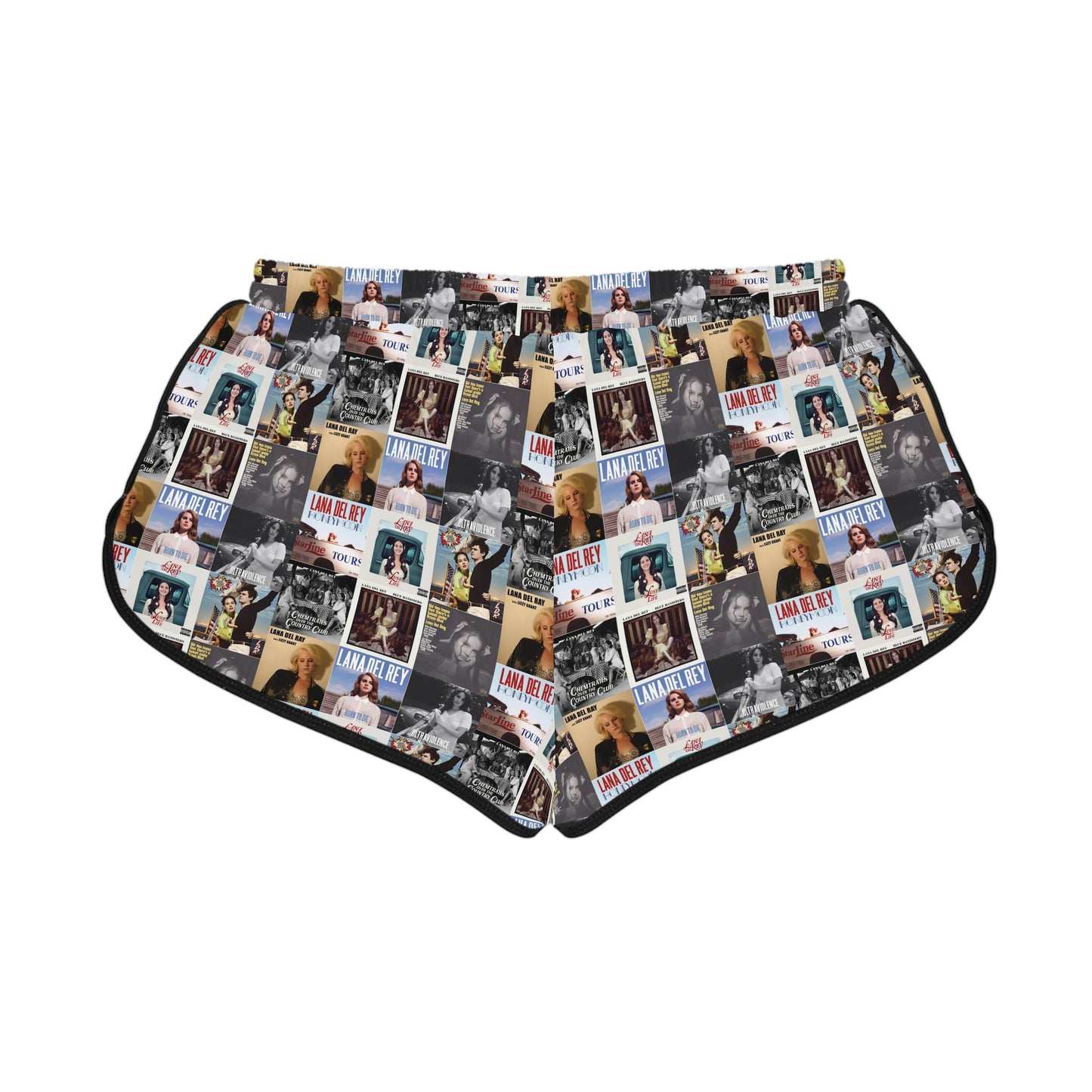 Lana Del Rey Album Cover Collage Women's Relaxed Shorts