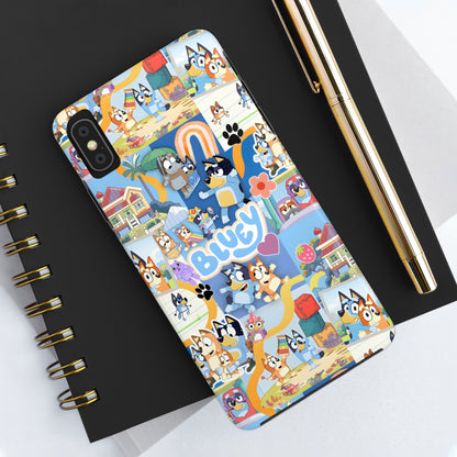 Bluey Playtime Collage Tough Phone Cases