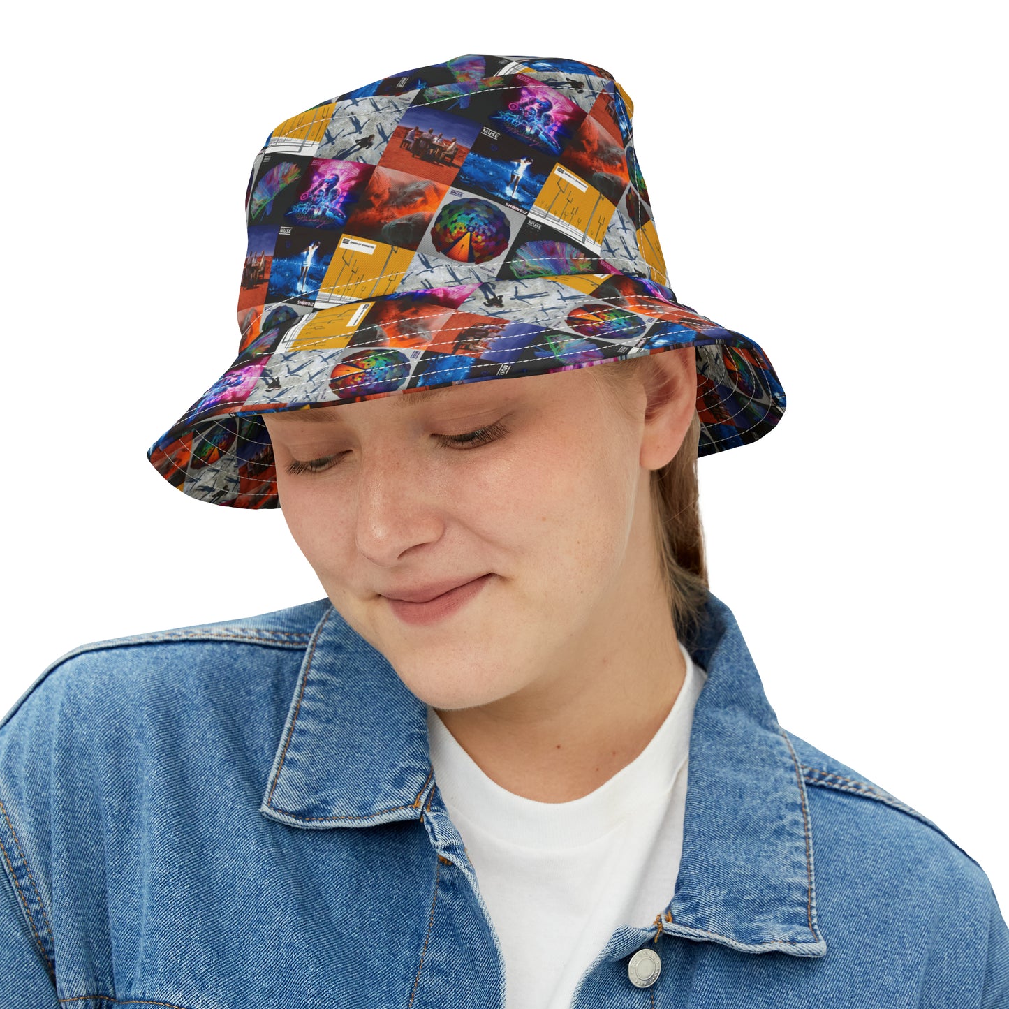 Muse Album Cover Collage Bucket Hat