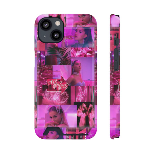 Ariana Grande 7 Rings Collage Phone Case With Card Holder
