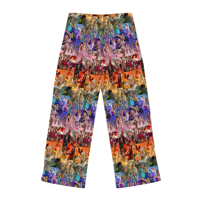 Taylor Swift Rainbow Photo Collage Women's Pajama Pants