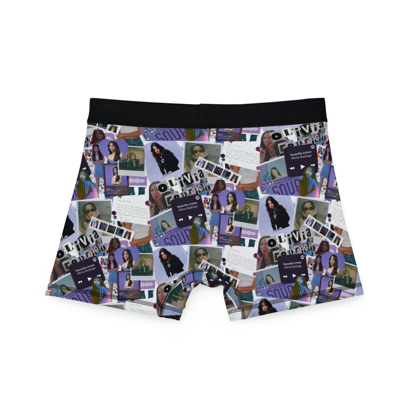 Olivia Rodrigo Deja Vu Collage Men's Boxers