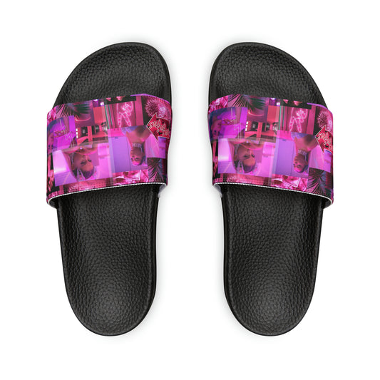 Ariana Grande 7 Rings Collage Women's Slide Sandals