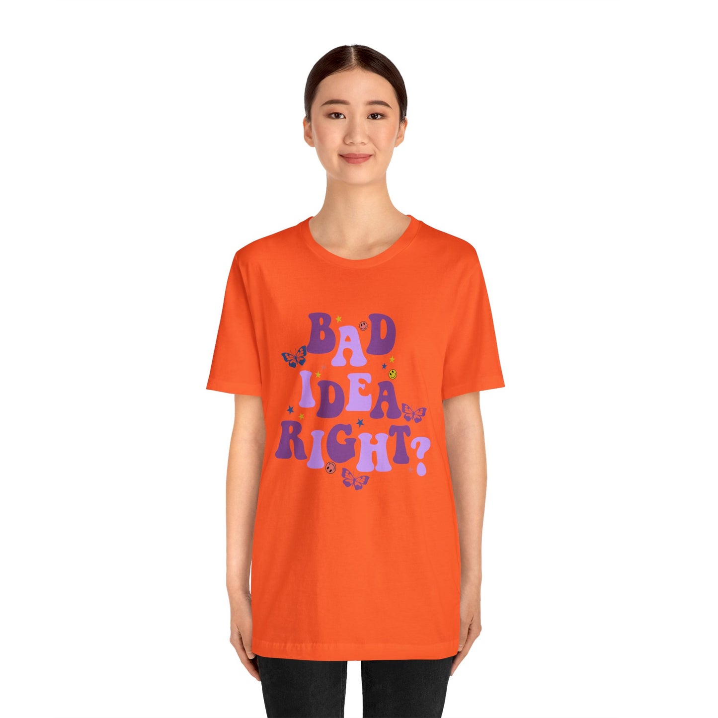 Olivia Rodrigo Bad Idea Right? Unisex Jersey Short Sleeve Tee Shirt