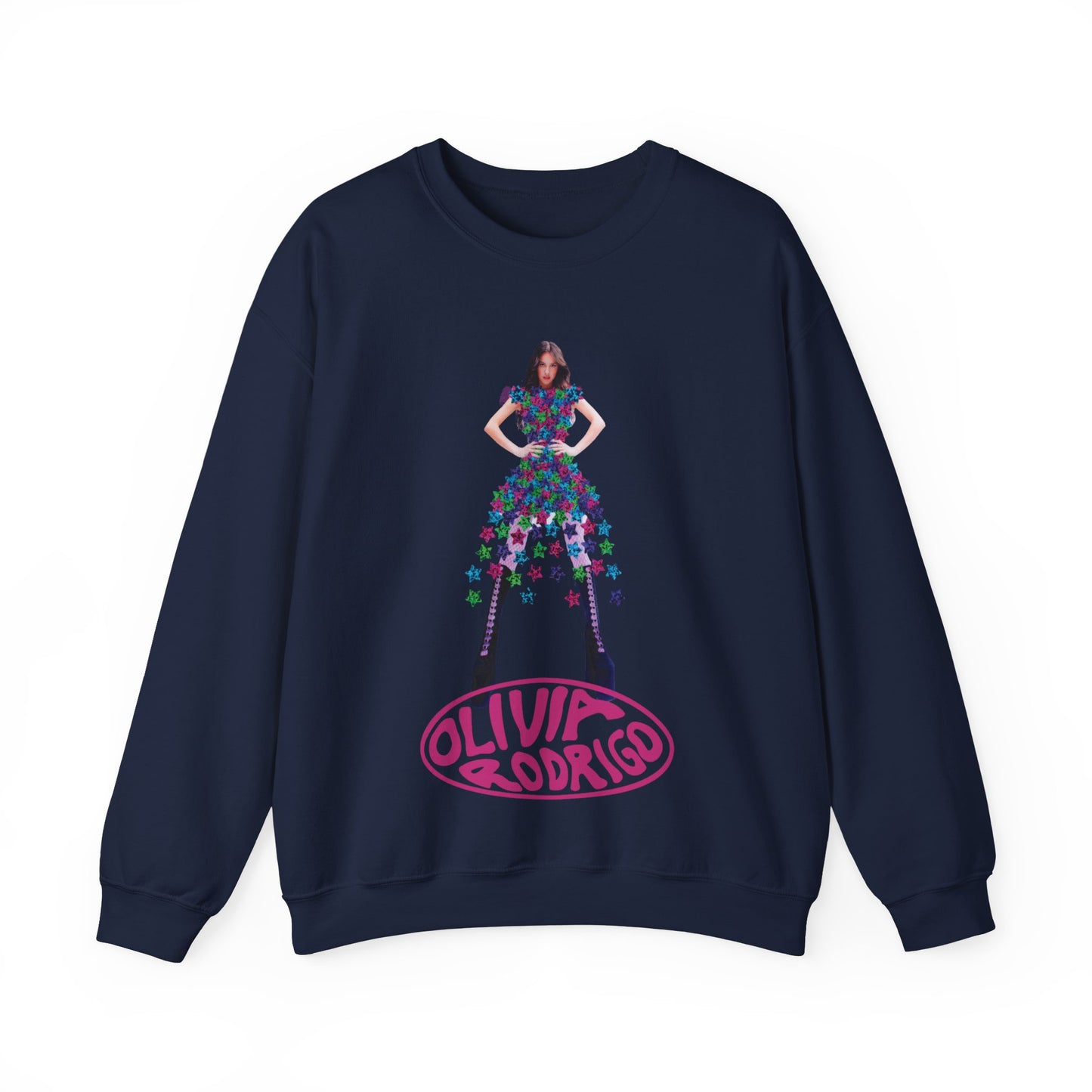 Olivia Rodrigo Hits Magazine Cover Unisex Heavy Blend Crewneck Sweatshirt