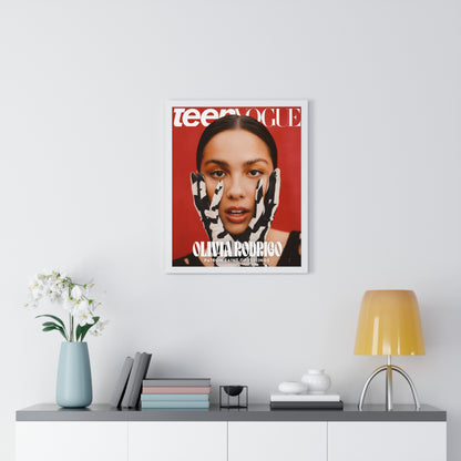 Olivia Rodrigo Teen Vogue Magazine Cover Framed Print