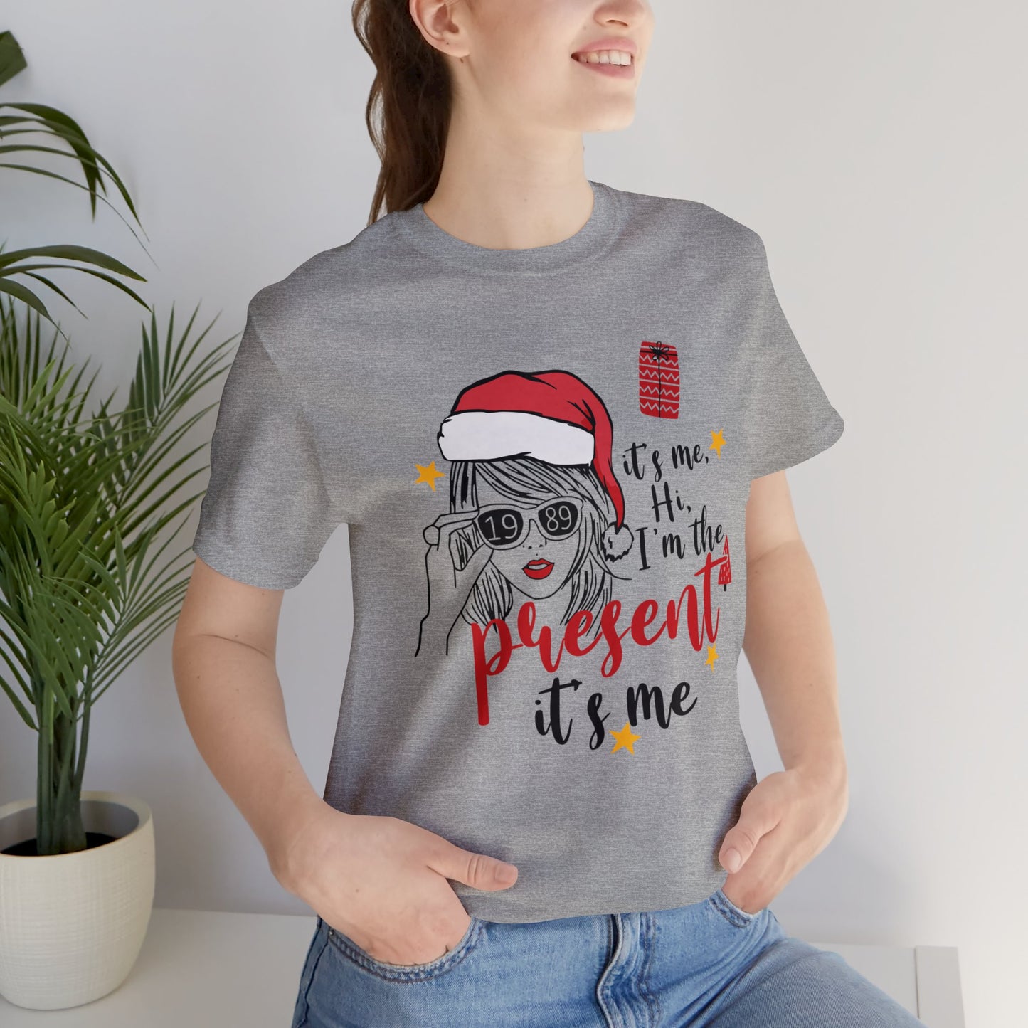 Taylor Swift I'm The Present Unisex Jersey Short Sleeve Tee Shirt