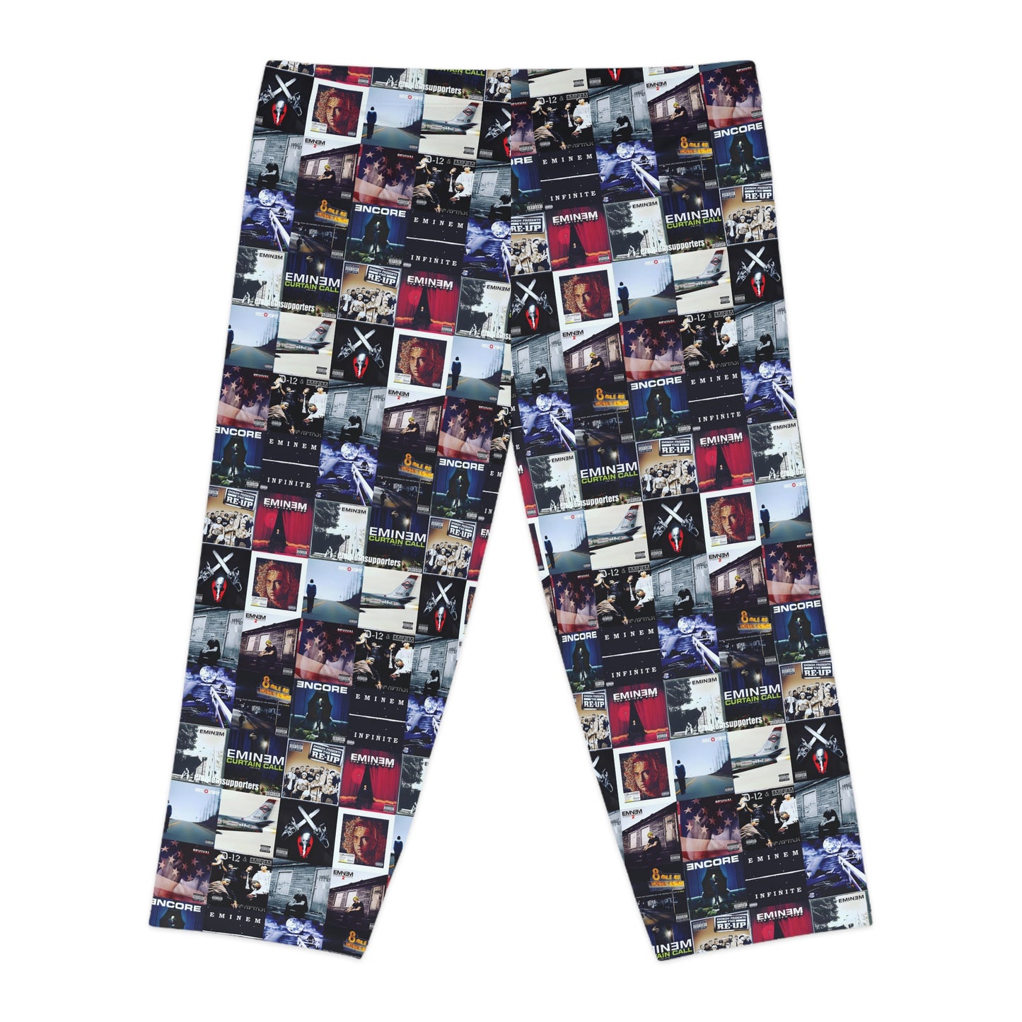 Eminem Album Art Cover Collage Women's Capri Leggings